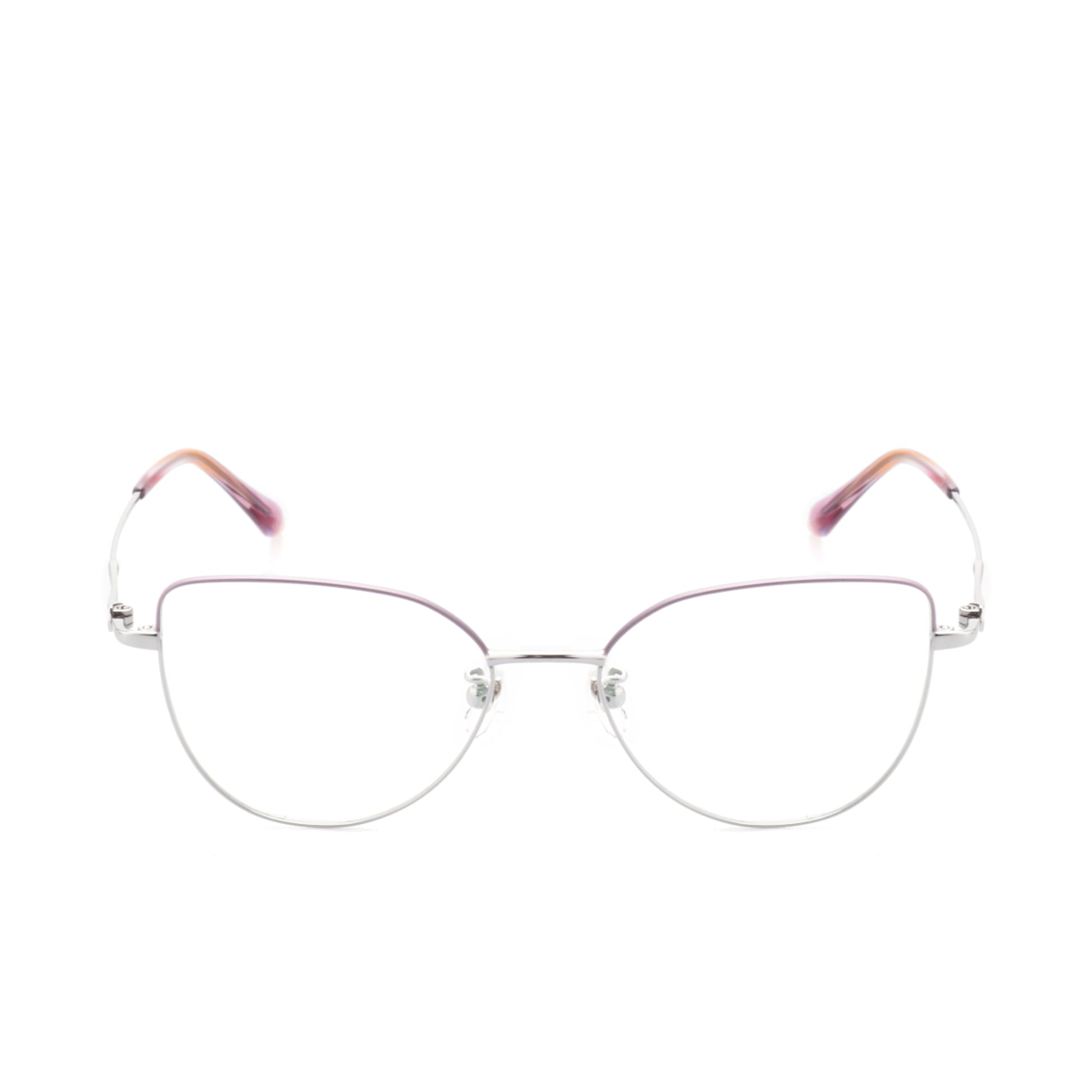 O'S OPTICAL Shape Magenta Ombre Titanium Cat-Eye Glasses Frames 