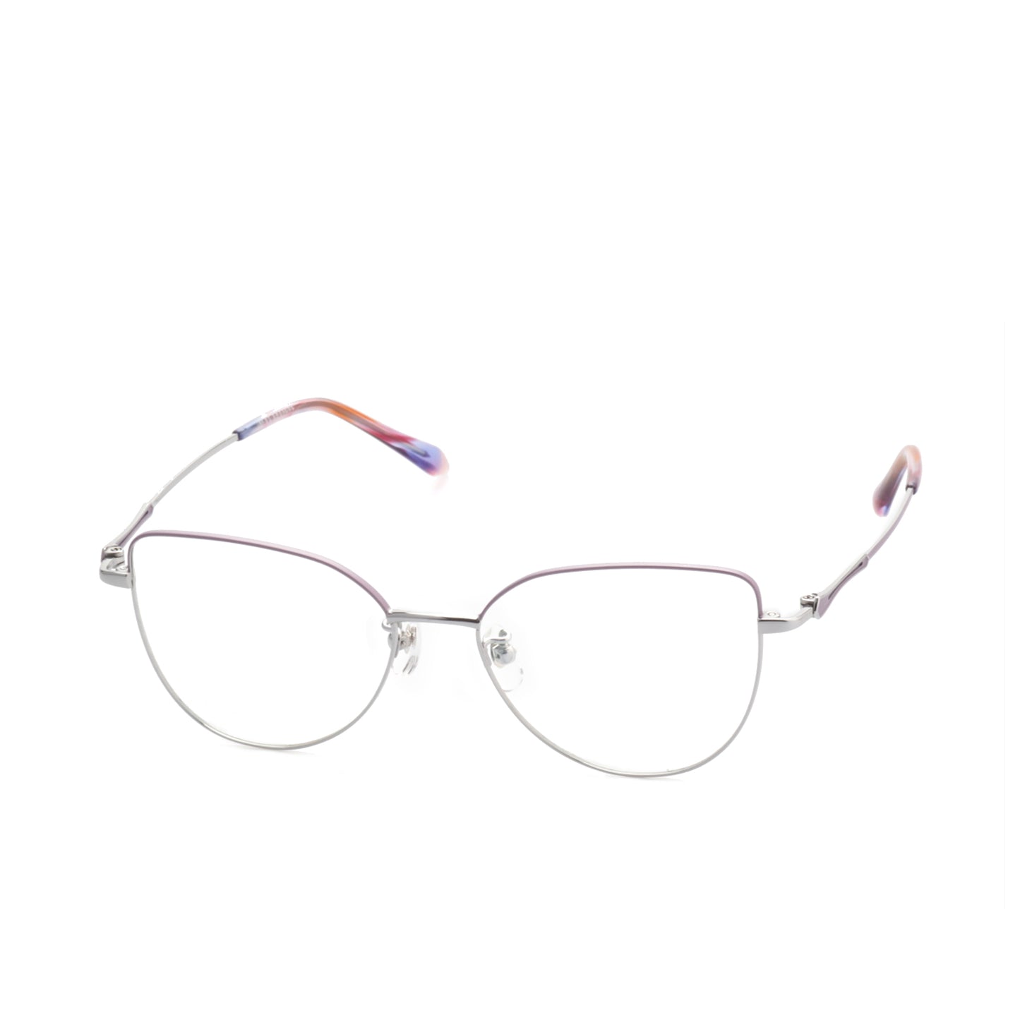 O'S OPTICAL Shape Magenta Ombre Titanium Cat-Eye Eyewear Frames 