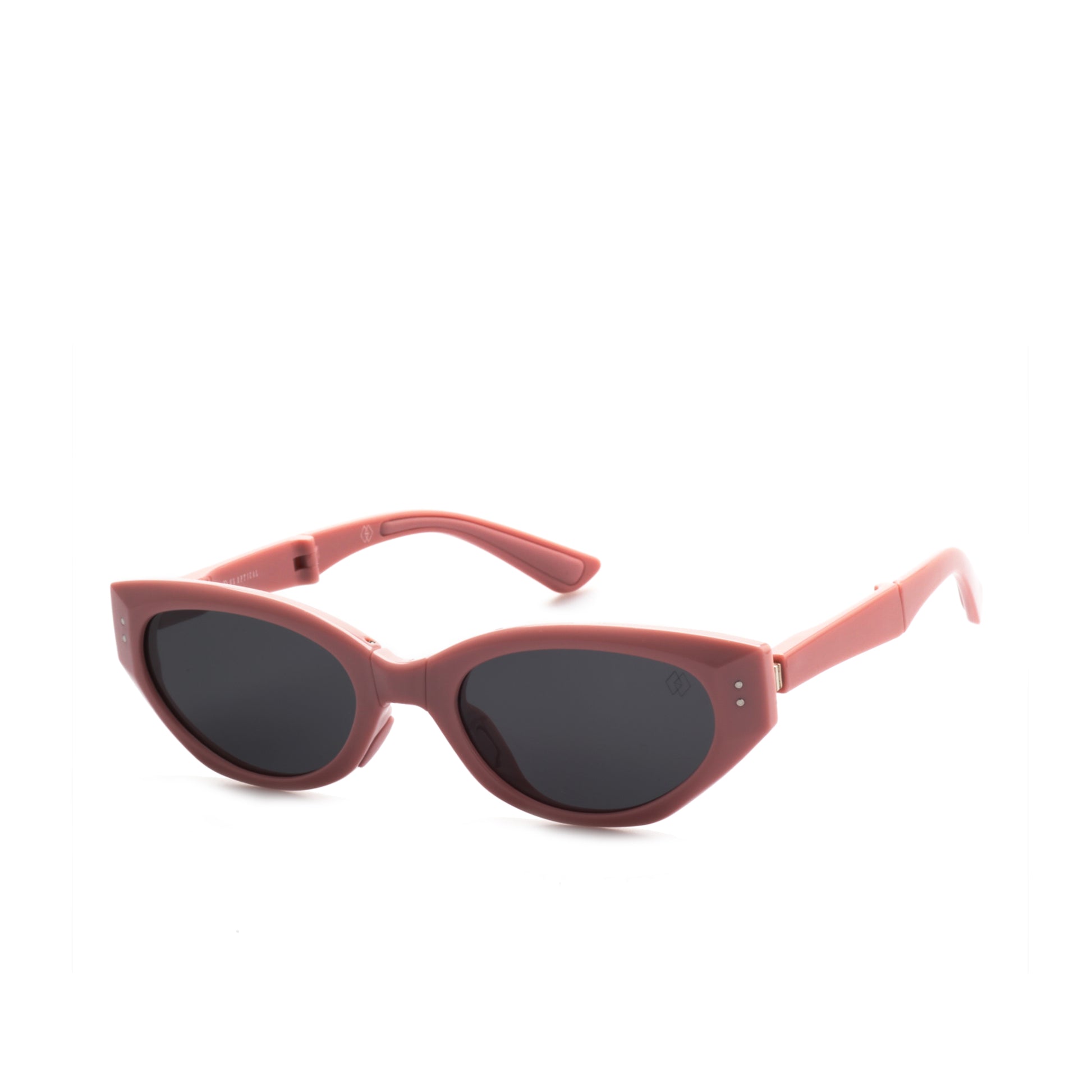 O'S OPTICAL Pivot Pink Acetate Cat-Eye Folding Shades
