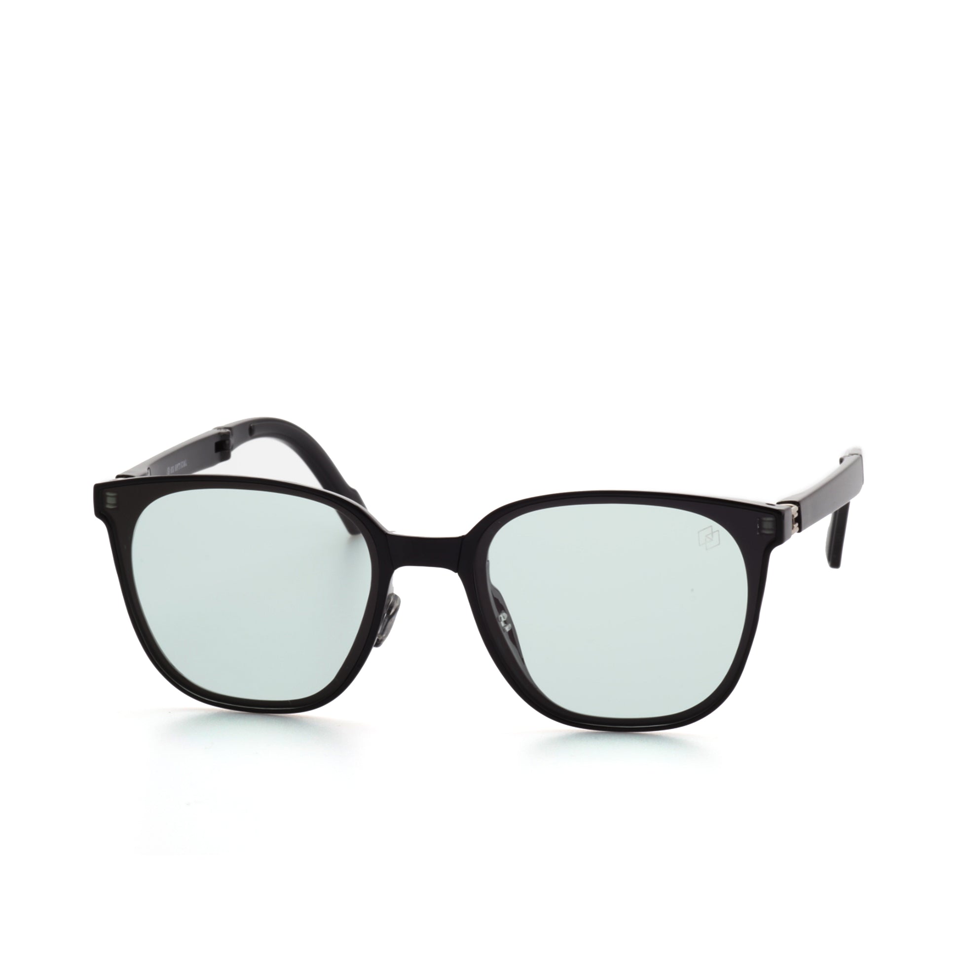 O'S OPTICAL Axisfold Pale Celadon TR90 Square Foldable Shades