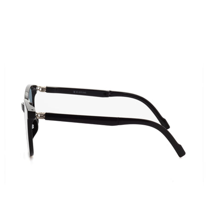 O'S OPTICAL Axisfold Pale Celadon TR90 Square Compact Sunglasses