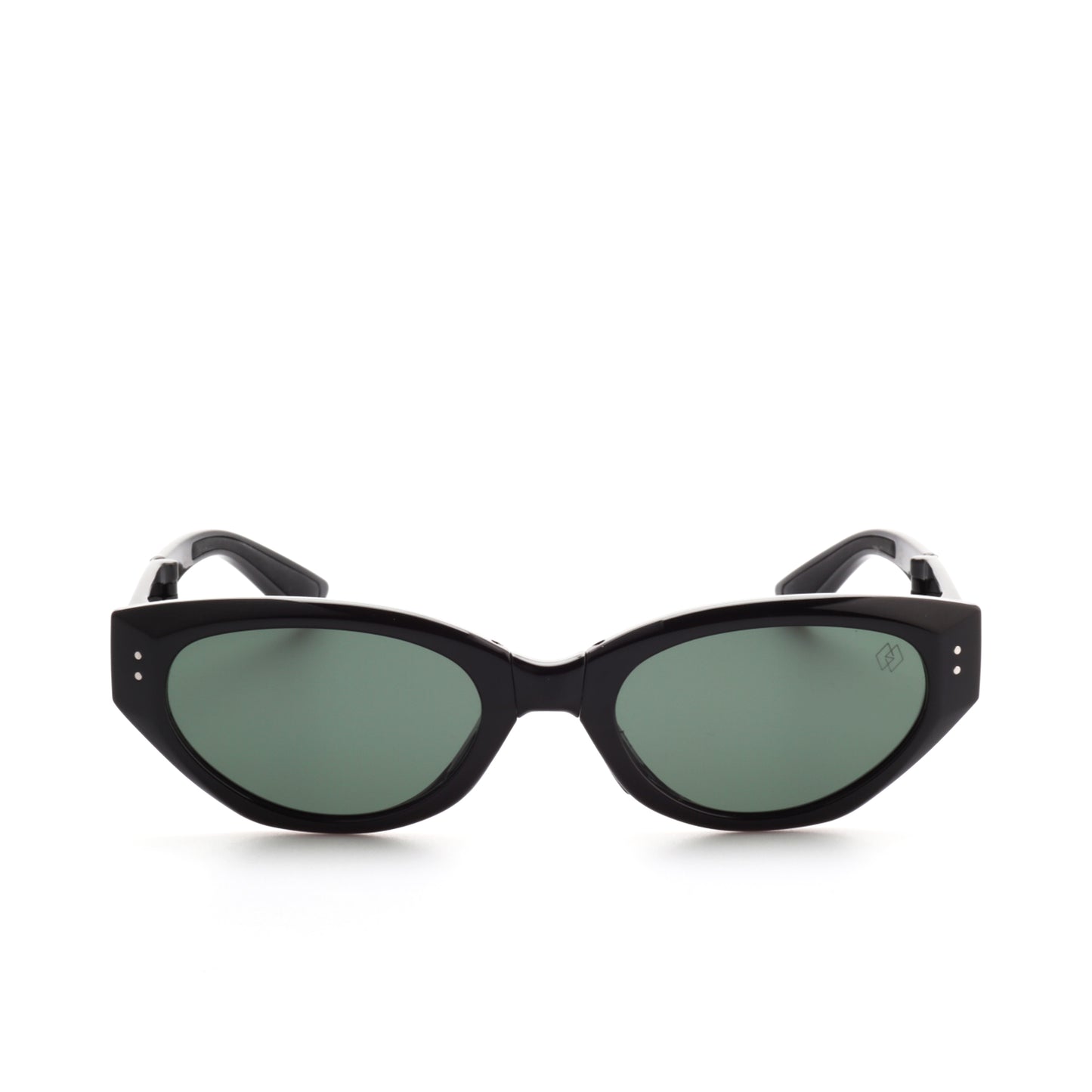 O'S OPTICAL Pivot Lagoon Green Acetate Cat-Eye Folding Sunglasses