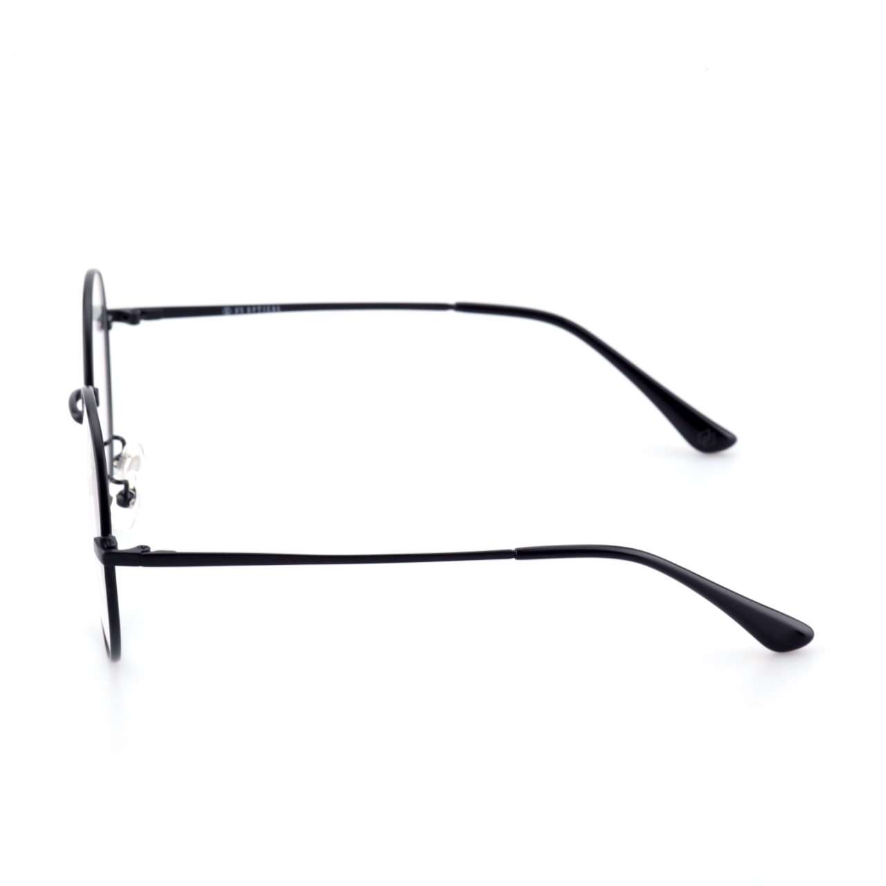 Torch acetate metal round glasses side profile