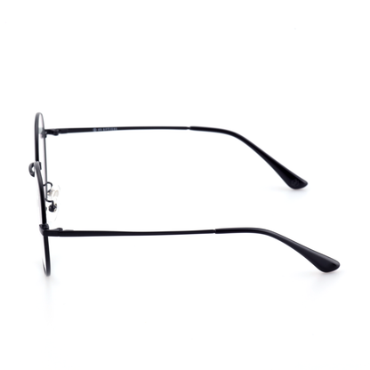 Torch acetate metal round glasses side profile