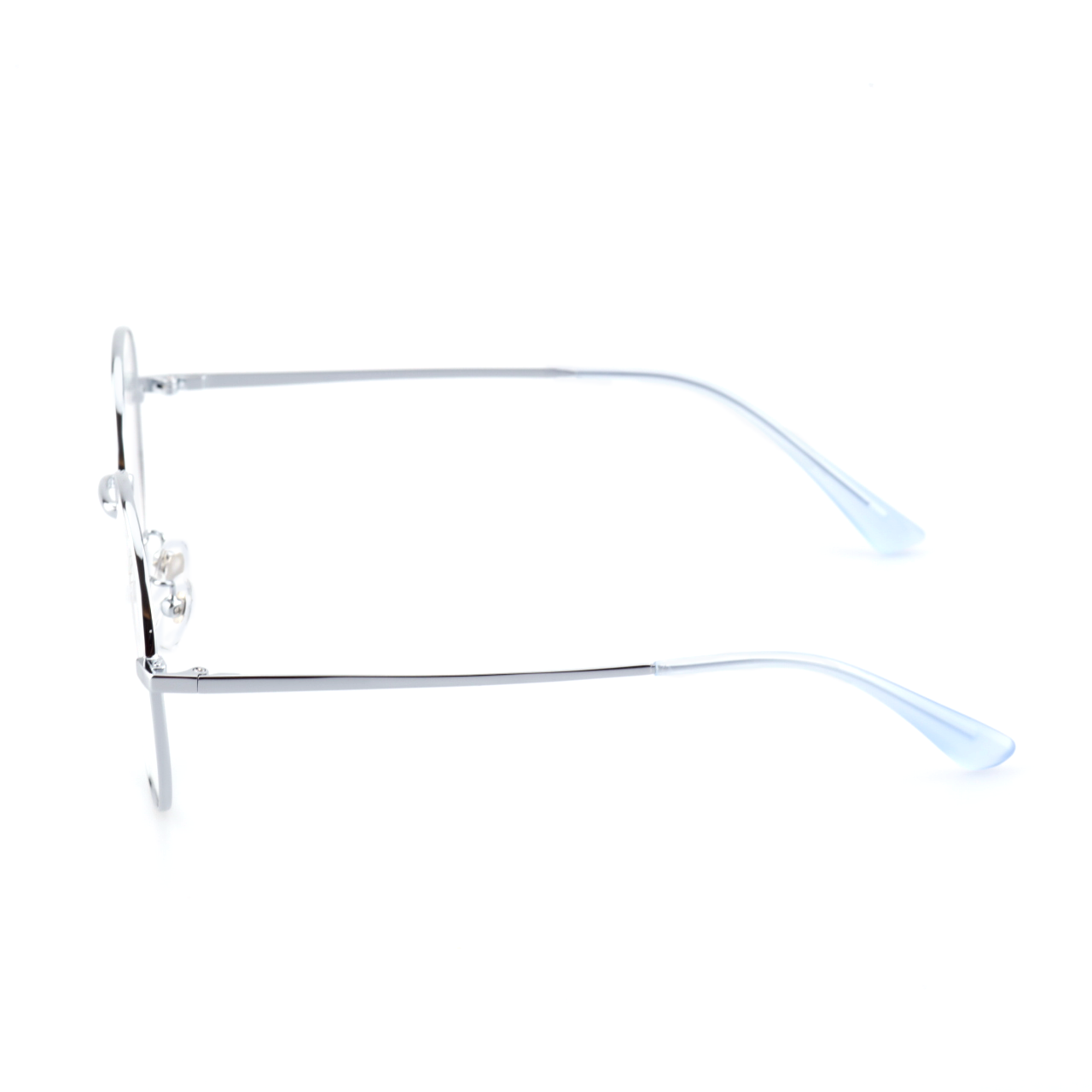 Torch acetate metal round glasses side profile