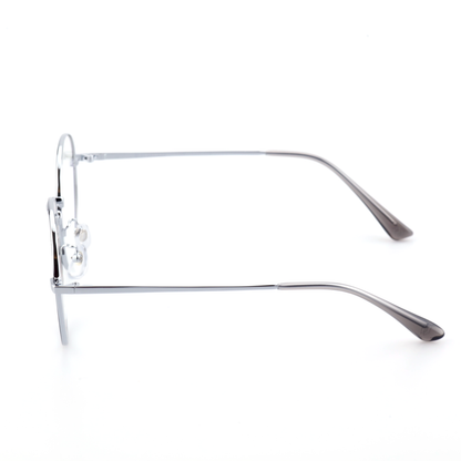 Torch acetate metal round glasses side profile