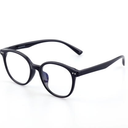 Collapsa acetate square glasses worn by model