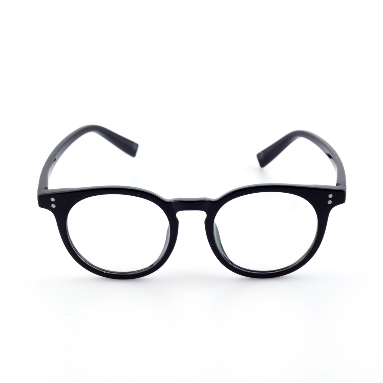 Bendix acetate round glasses front view