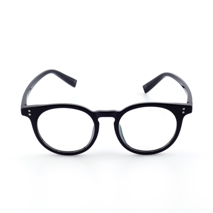 Bendix acetate round glasses front view