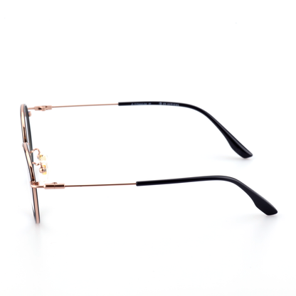 Latch titanium round glasses side profile
