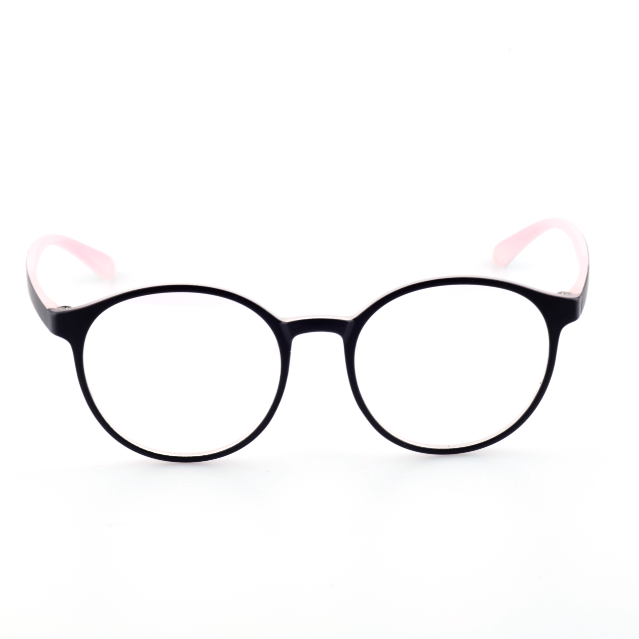 Aurora acetate round glasses front view
