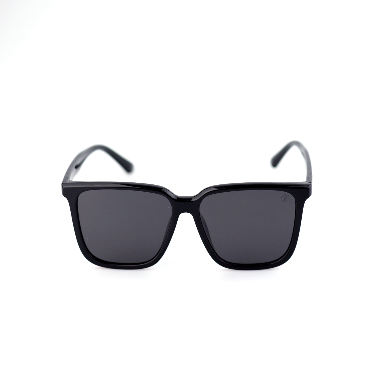 Null acetate square sunglasses front view