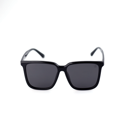 Null acetate square sunglasses front view