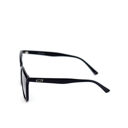 Null acetate square sunglasses angled view