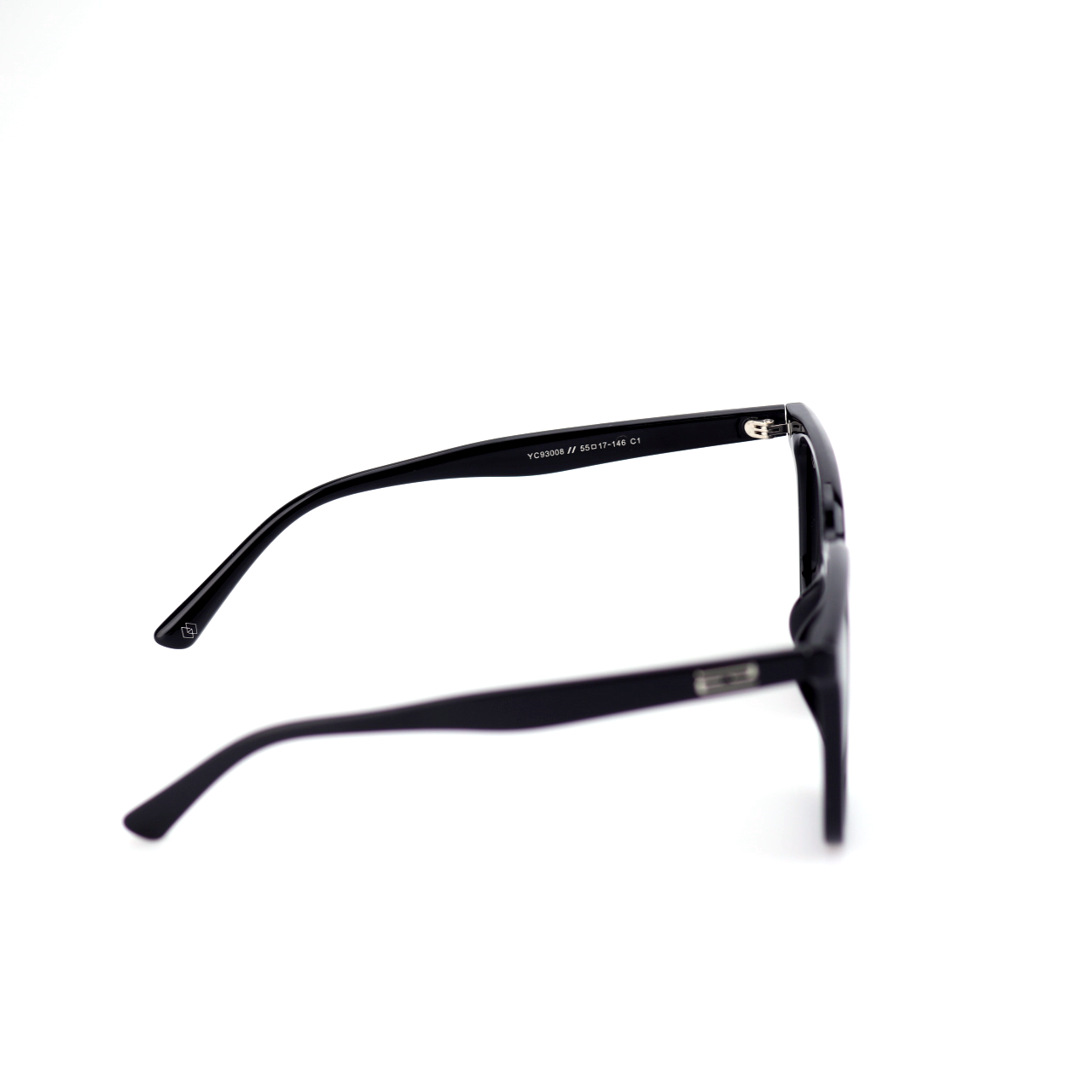 Null acetate square sunglasses side profile