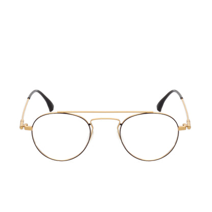 O'S OPTICAL Axis Gold Titanium Aviator Glasses Frames