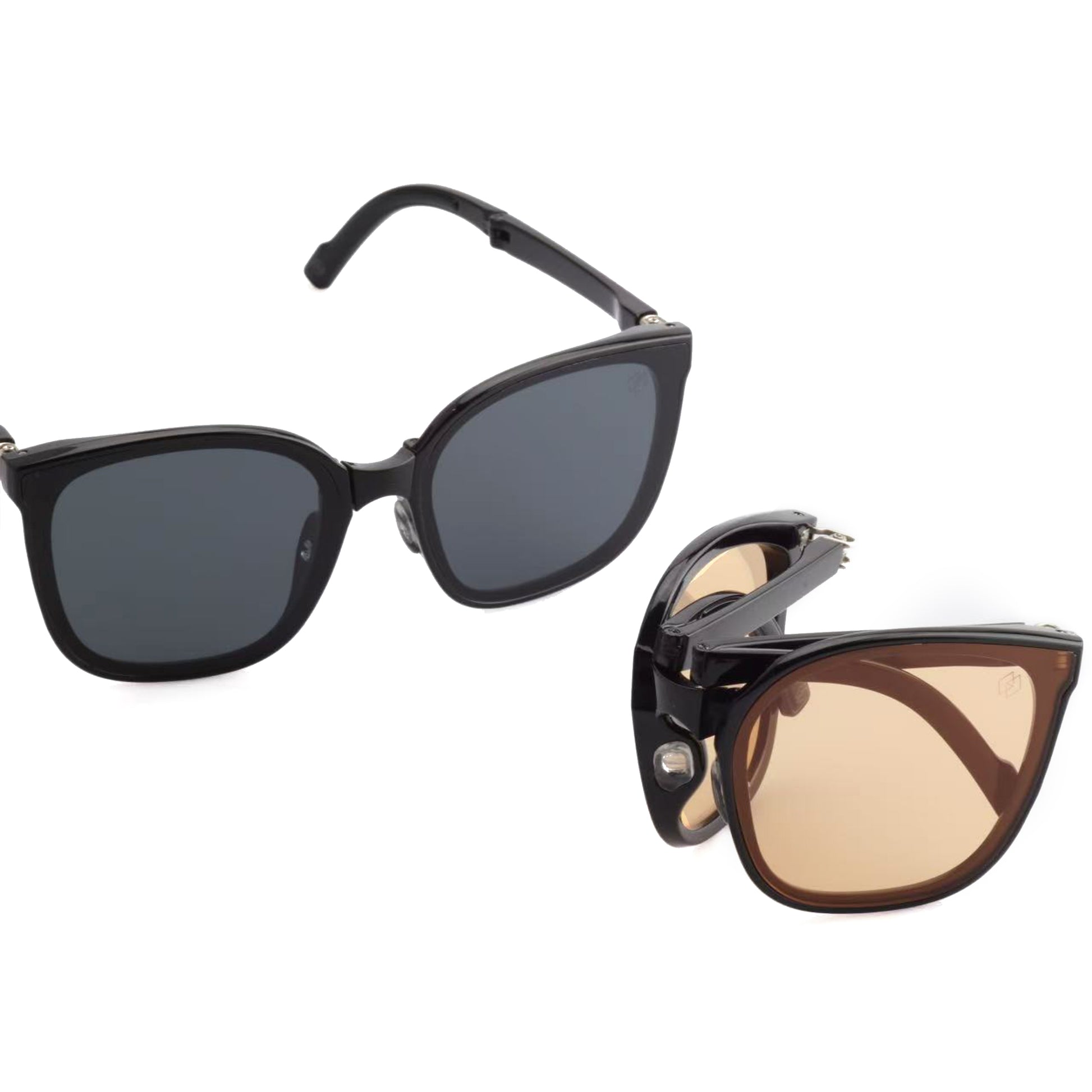 O'S OPTICAL Axisfold TR90 Square Travel Eyewear