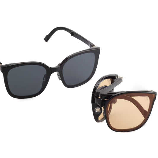 O'S OPTICAL Axisfold TR90 Square Travel Eyewear