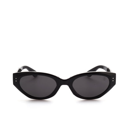 O'S OPTICAL Pivot Black Acetate Cat-Eye Folding Sunglasses