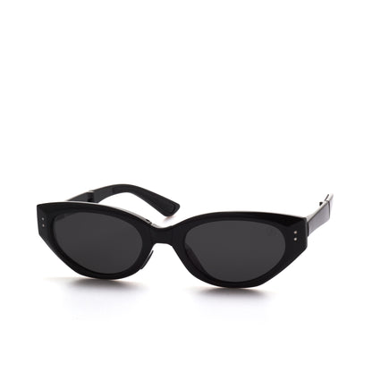 O'S OPTICAL Pivot Black Acetate Cat-Eye Folding Shades