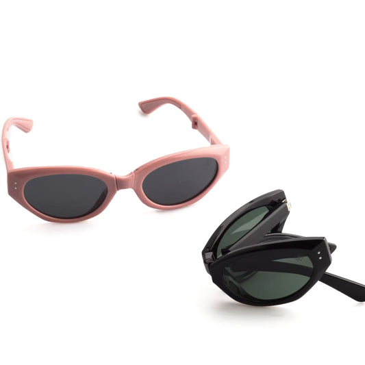 O'S OPTICAL Pivot Acetate Cat-Eye Travel Eyewea 