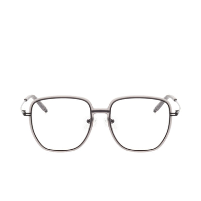 O'S OPTICAL Edge Gray Titanium Square Glasses Frames