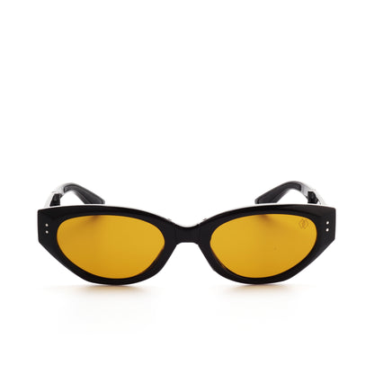 O'S OPTICAL Pivot Tawny Acetate Cat-Eye Folding Sunglasses