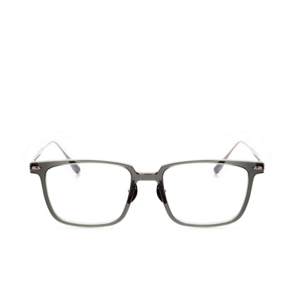 O'S OPTICAL Root Gray Titanium Rectangle Glasses Frames
