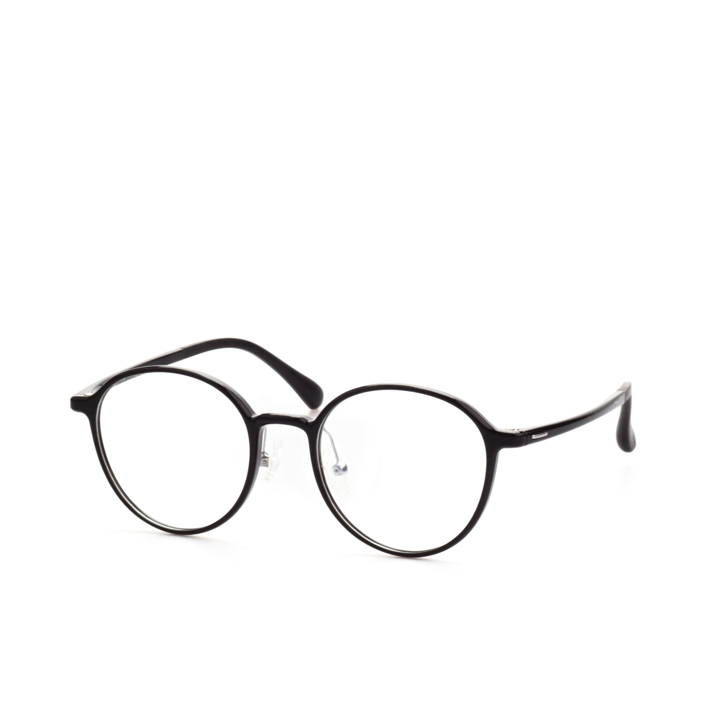 O'S OPTICAL Rise Black Acetate Round Eyewear Frames 