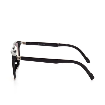 O'S OPTICAL Axisfold Camel TR90 Square Compact Sunglasses 