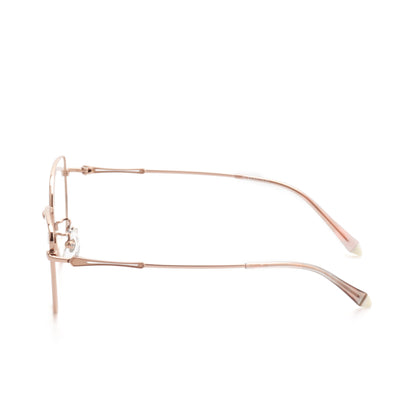 O'S OPTICAL Shape Pink Titanium Cat-Eye Eyeglasses Frames