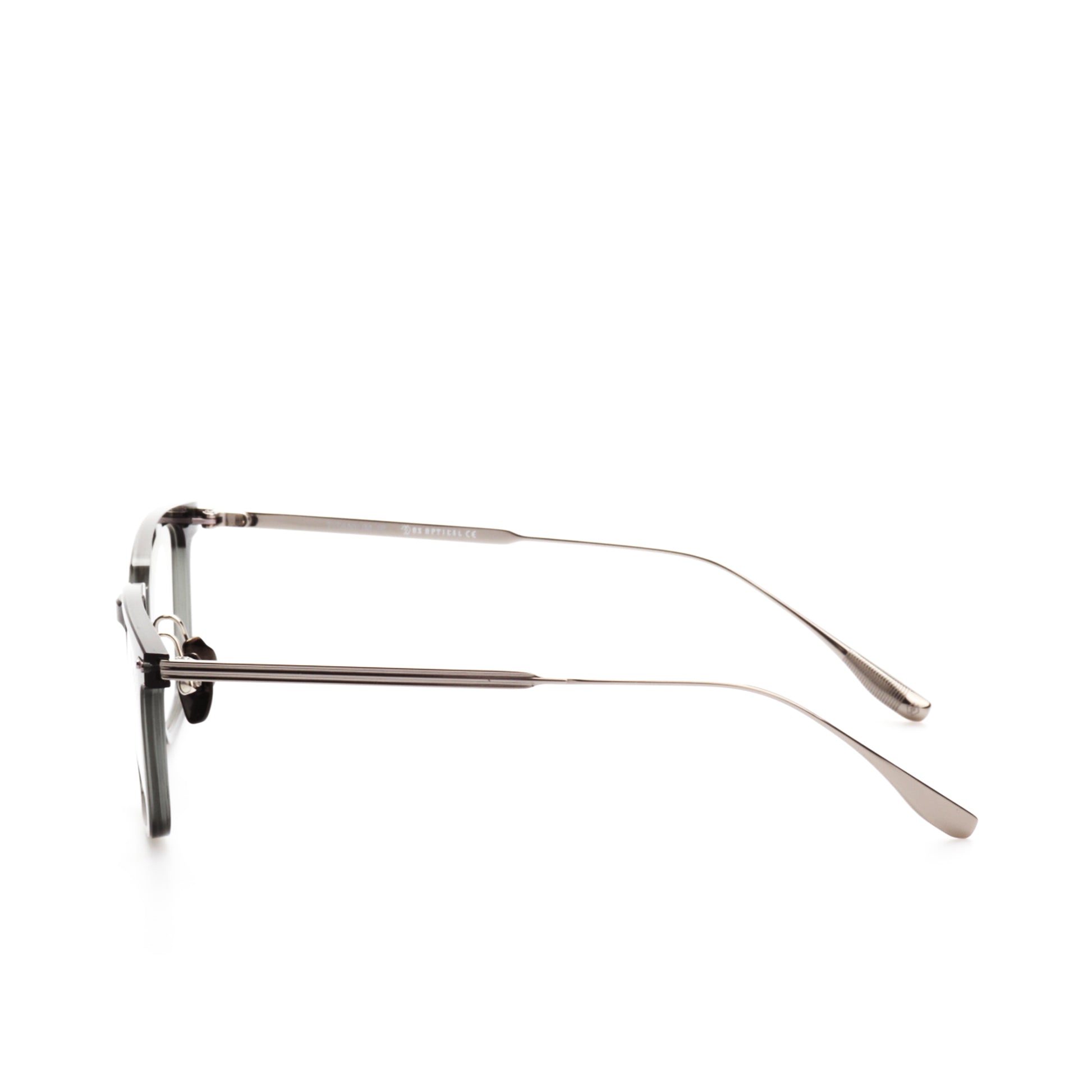 O'S OPTICAL Root Gray Titanium Rectangle Eyeglasses Frames