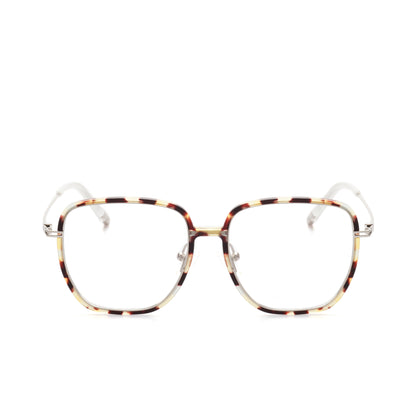 O'S OPTICAL Edge Tortoiseshell Titanium Cat-Eye Glasses Frames