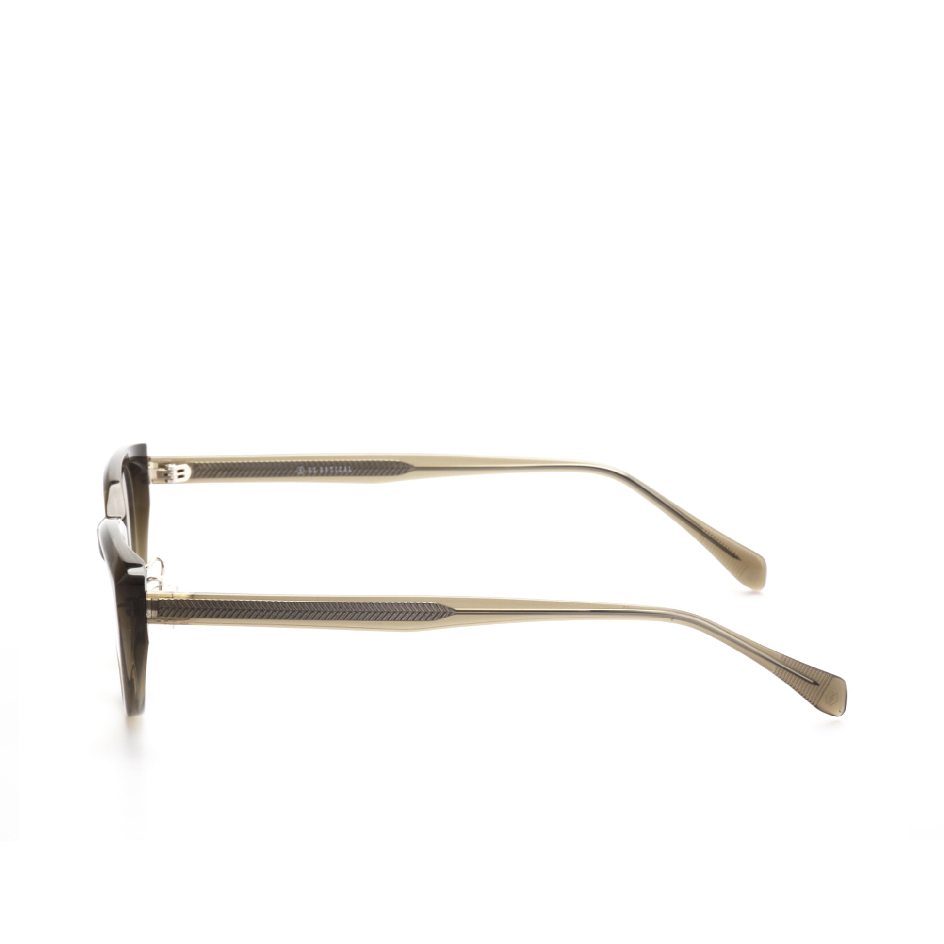 O'S OPTICAL Element Charcoal Gray Acetate Cat-Eye Eyeglasses Frames