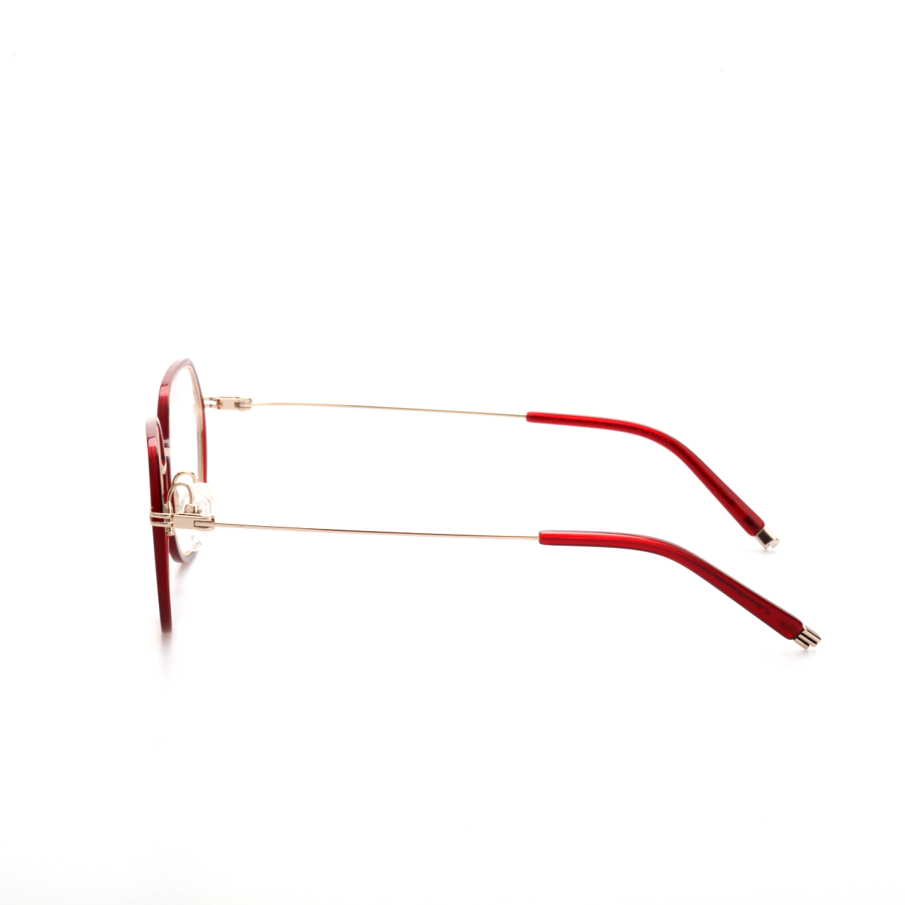 Prism titanium geometric eyeglasses front view