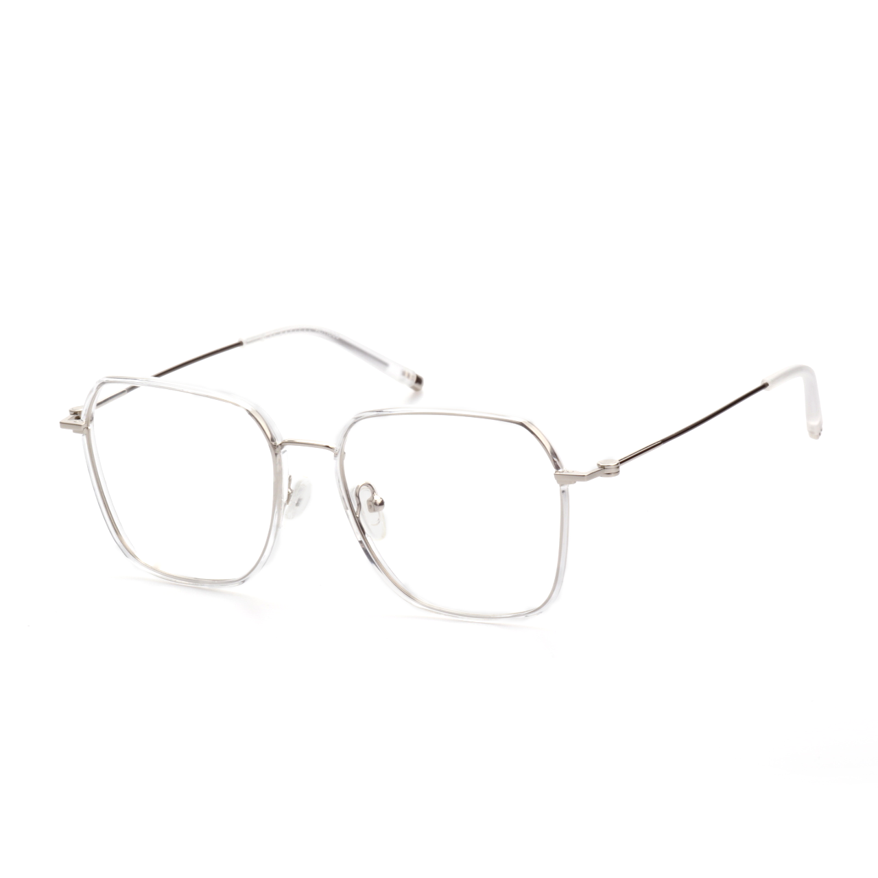 Layer titanium square glasses product view