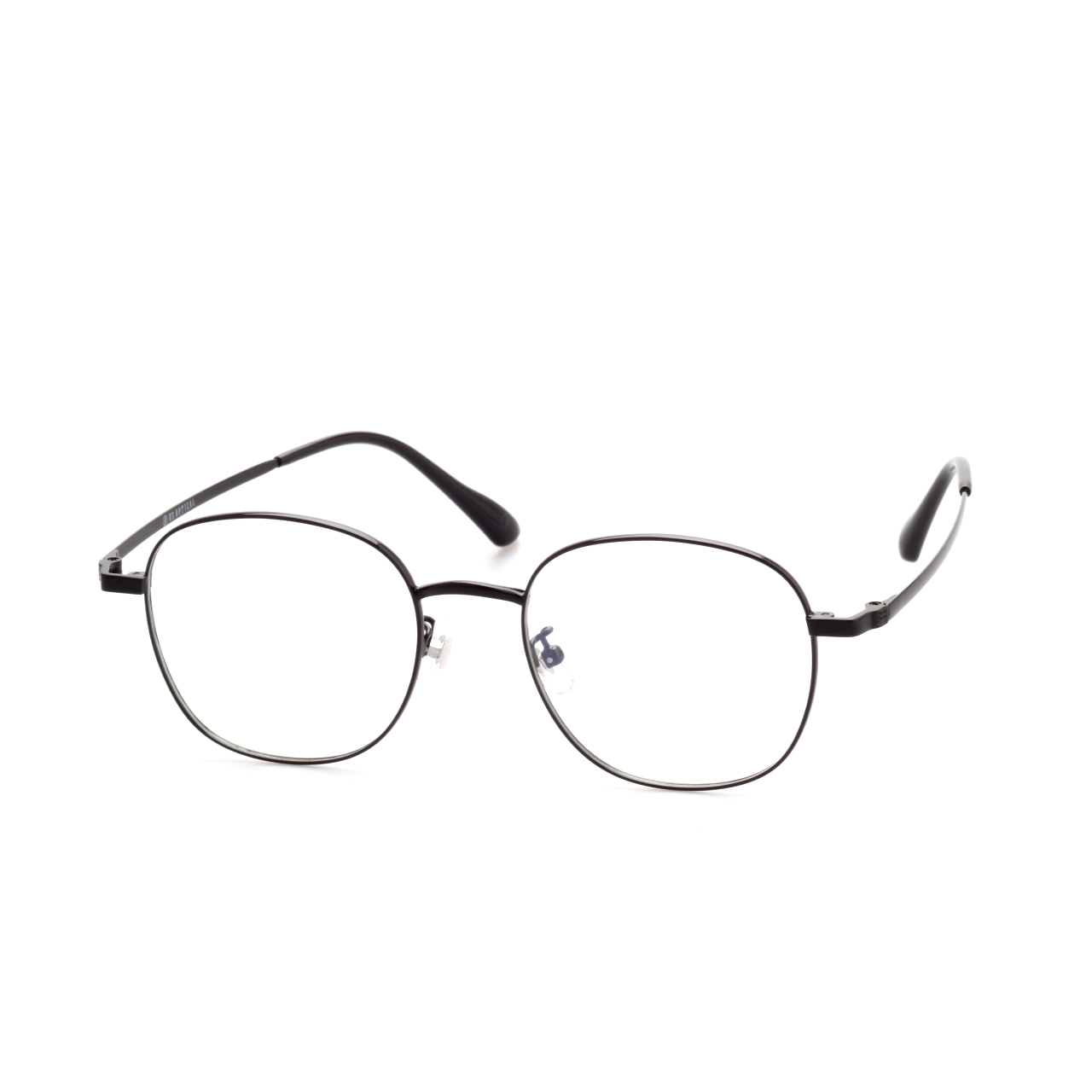 Origin titanium square glasses side profile