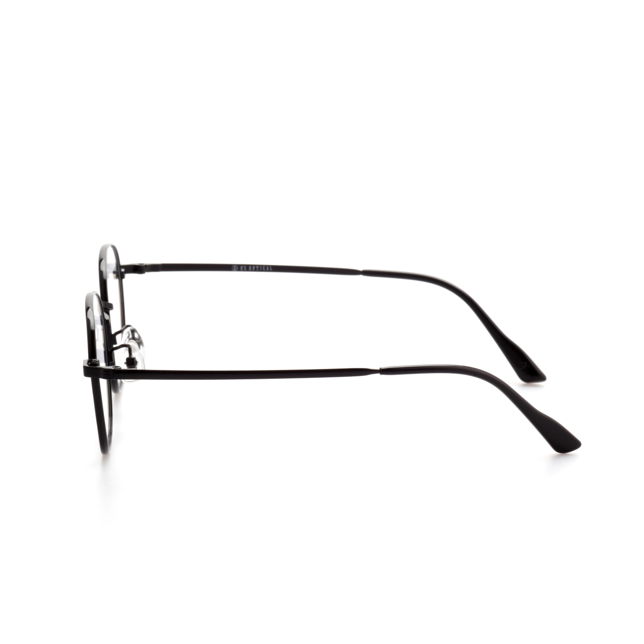 Origin titanium square glasses front view