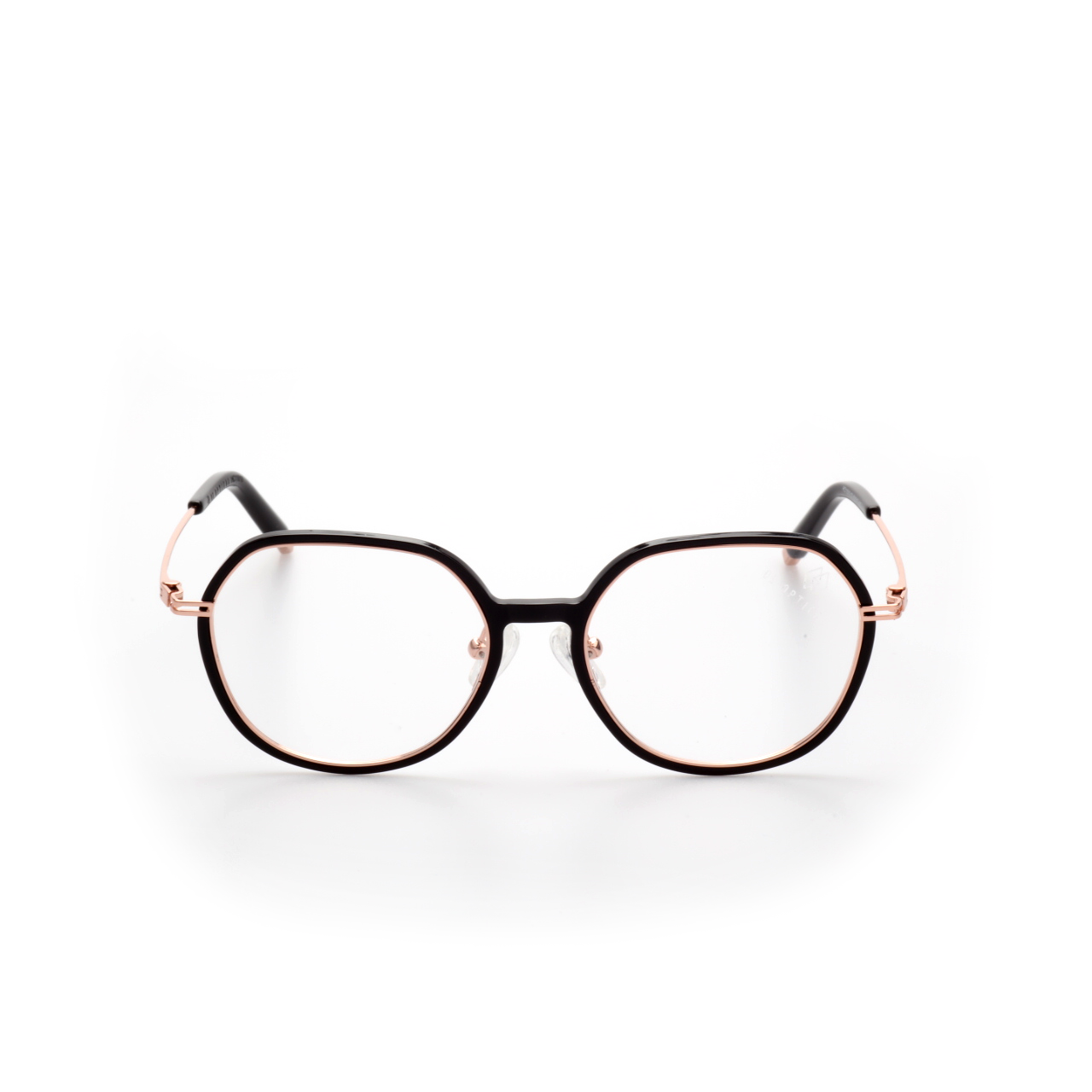 Prism titanium geometric eyeglasses product view