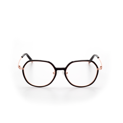 Prism titanium geometric eyeglasses product view