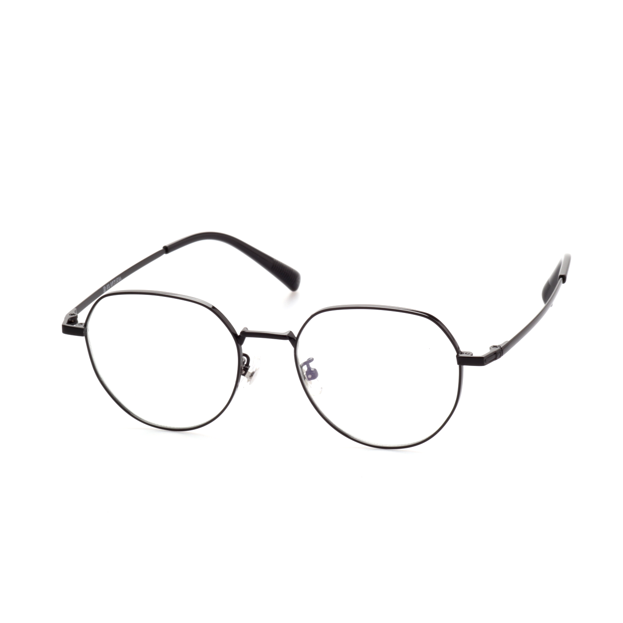 Arc titanium oval glasses side profile