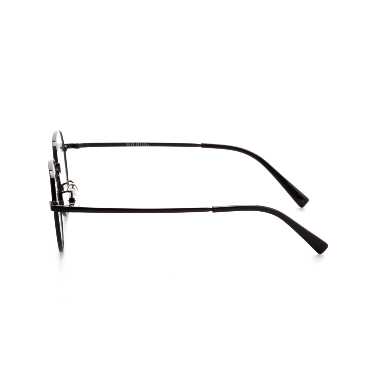 Arc titanium oval glasses front view