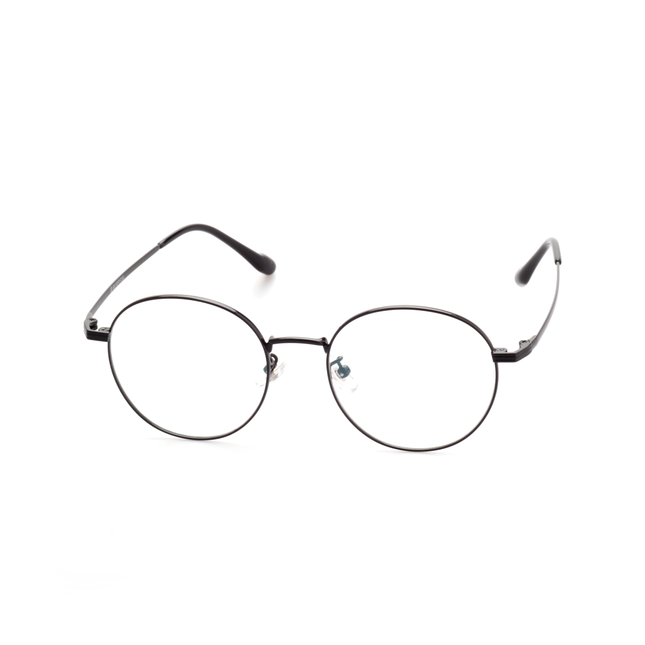 Matter titanium round glasses side profile