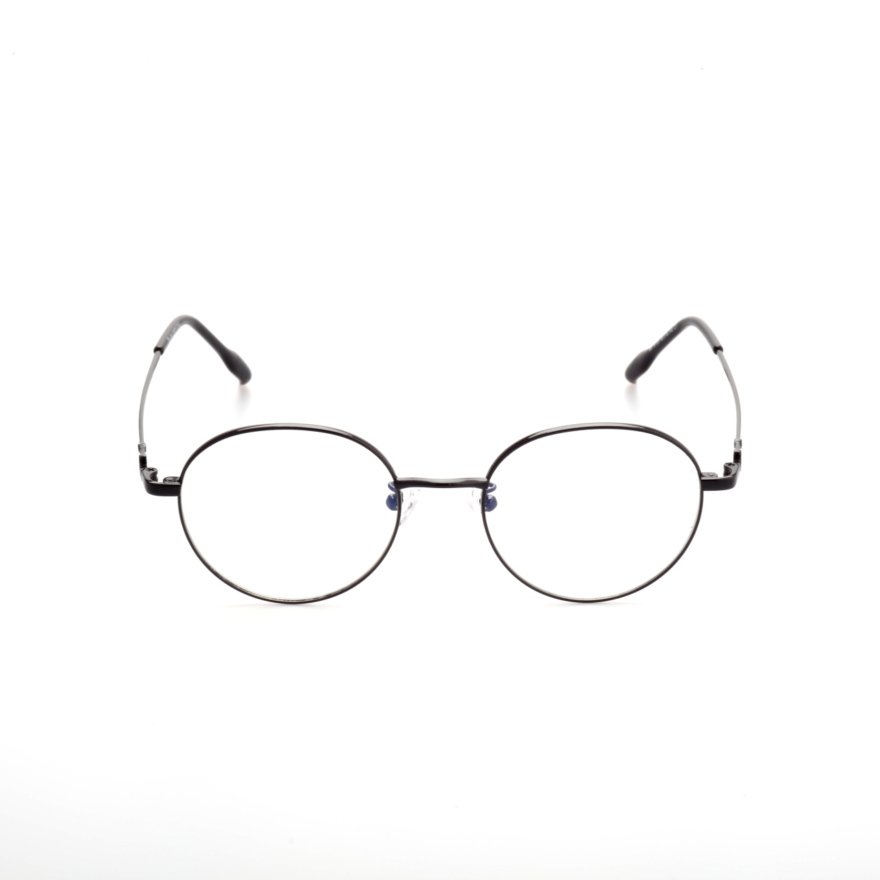 Core titanium round glasses front view