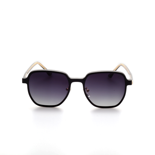 O'S OPTICAL Flex Purple Metal Square Magnetic Clip-ons