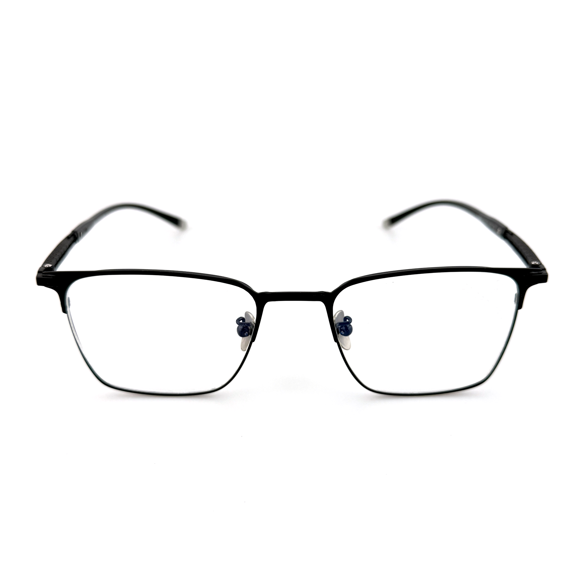 Baseon titanium square eyeglasses front view