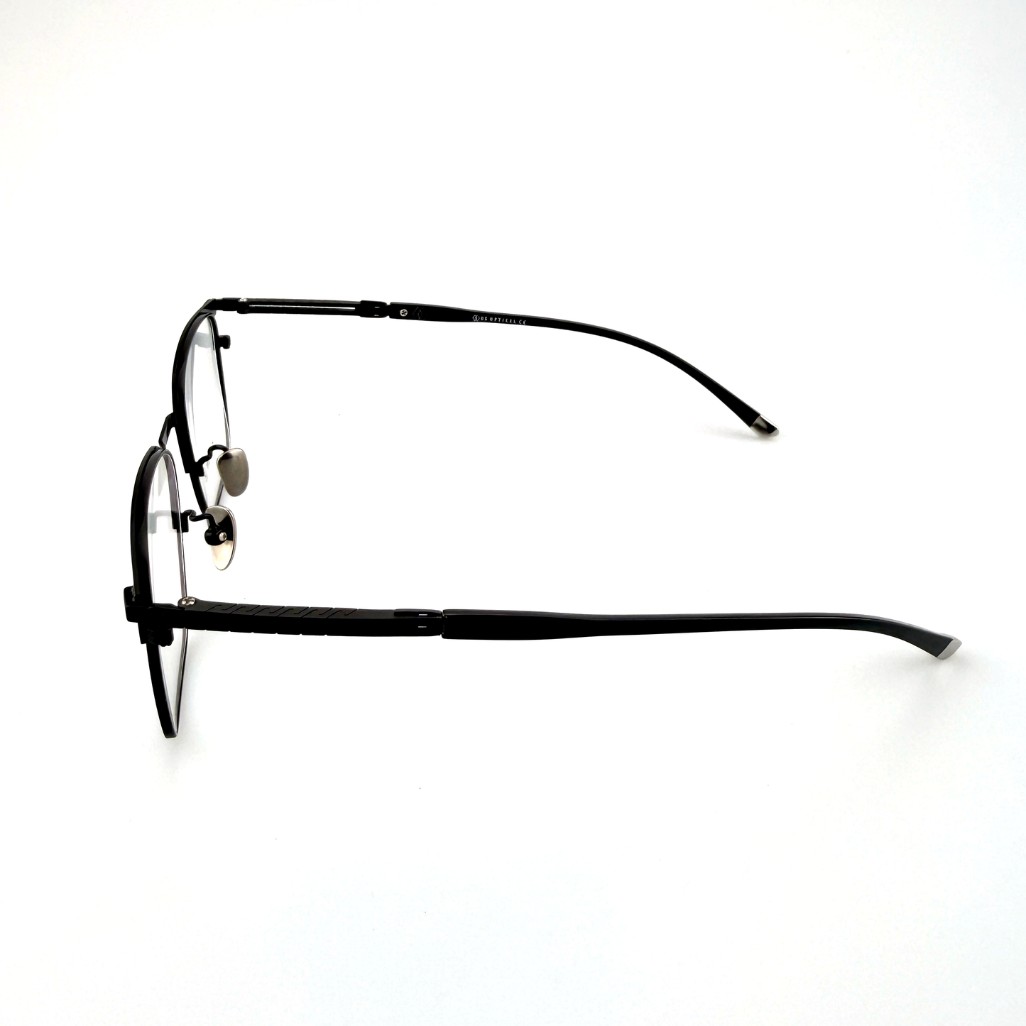 Baseon titanium square eyeglasses front view