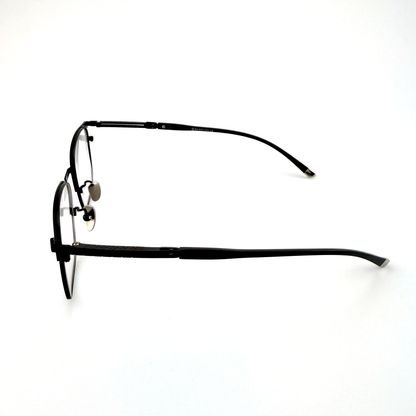 Baseon titanium square eyeglasses front view